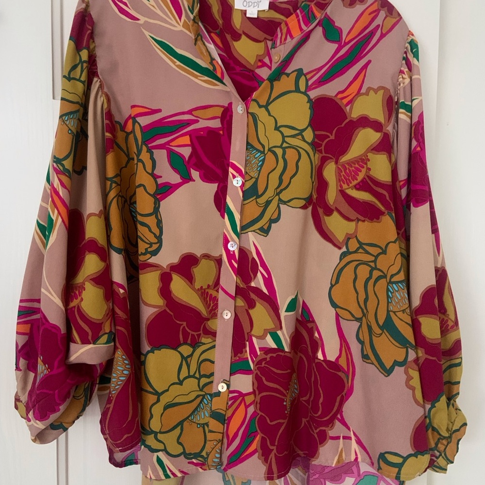 ODDY Multicolor Floral Blouse